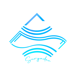 Logo of Suryadev, Digital Marketing Strategist in Kannur, featuring a minimalist blue geometric design with a handwritten signature.